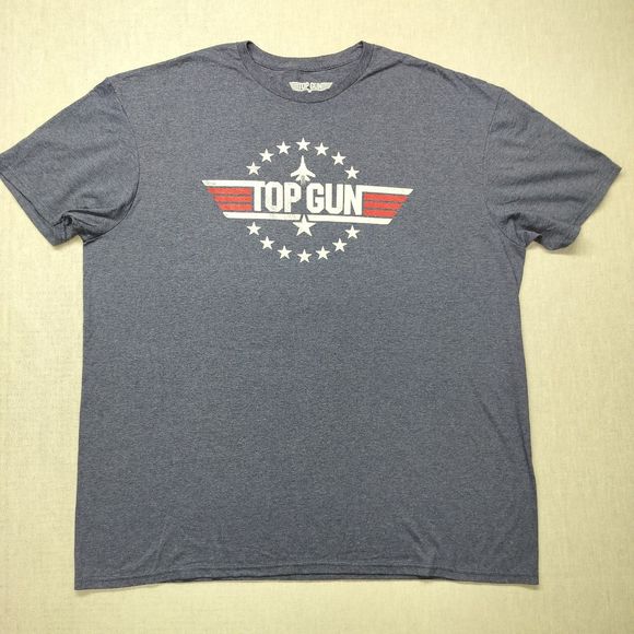 Top Gun Mens 2XL Movie Graphic Navy Heather Shirt HEATHER OFFICIAL ITEM 2023 - Picture 1 of 10